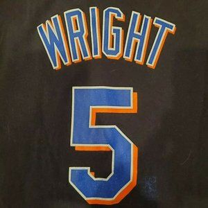 David Wright Black New York Mets MLB Youth Large